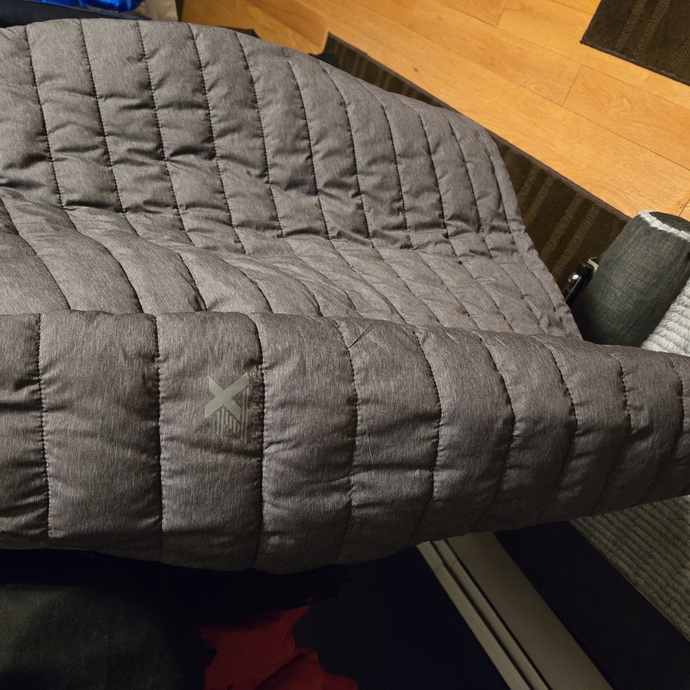 Gray Quilted Jacket - Picture 4 of 6